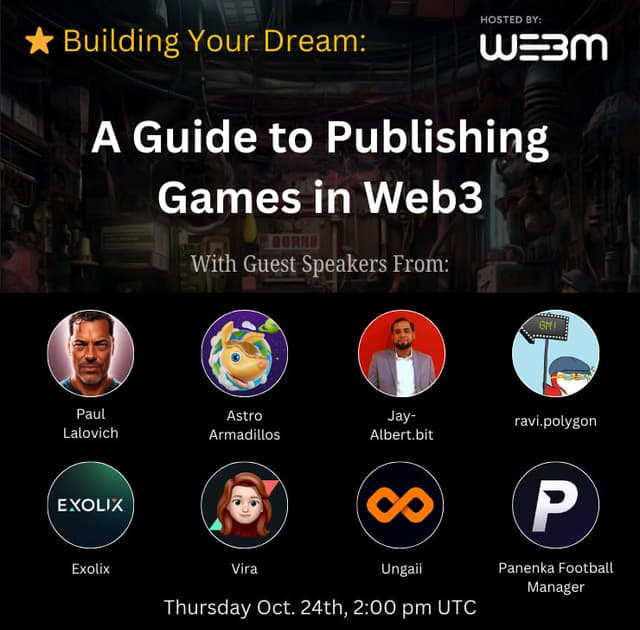 Twitter Space on Web3 Game Publishing