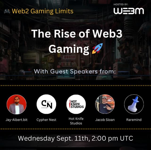 Twitter Space on the Rise of Web3 Gaming